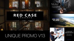 Unique Promo v13 | Corporate Presentation Video Displays template preview