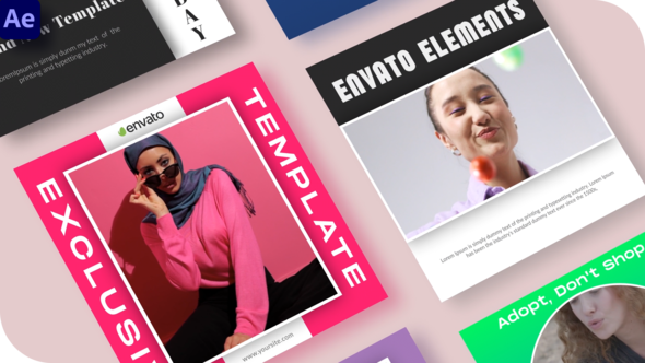 Videohive Social Media Posts 44407121 Broadcast-packages template preview