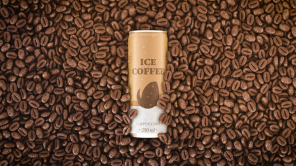 Videohive Iced Coffee Ad Product Promo template preview