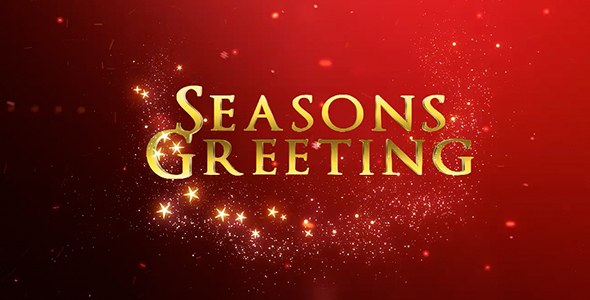 Christmas Wishes Video Displays template preview