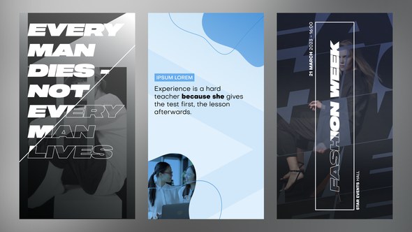 Videohive Instagram Stories 43740271 Titles template preview