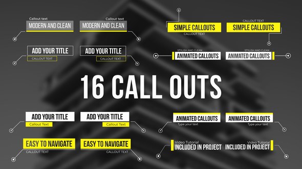 Videohive Call Outs 60140204 Titles template preview