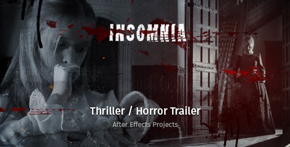 Videohive Insomnia - Thriller / Horror Trailer Openers template preview