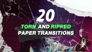 Videohive 20 Turn and Ripped, Paper Transitions Broadcast-packages template preview