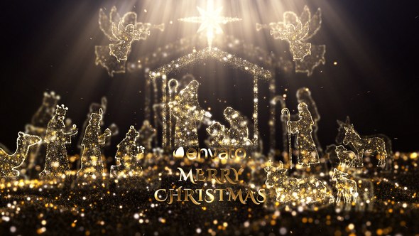 Videohive Christmas Nativity Openers template preview