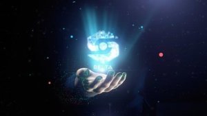 Videohive Digital Hand Hologram Presentation Logo Reveal Logo Stings template preview