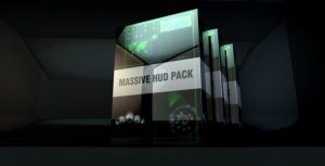 Videohive Massive Hud Pack Video Displays template preview