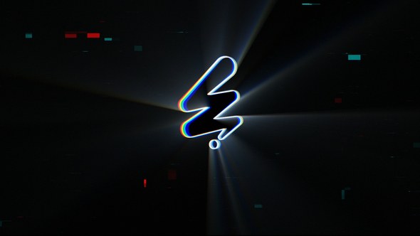 Videohive Shine Glitch Logo Reveal Logo Stings template preview