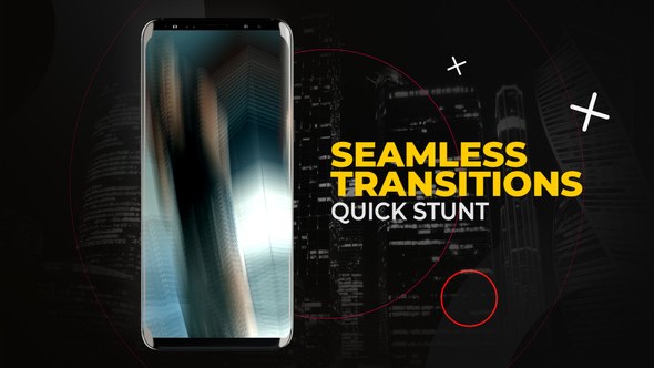 Videohive Vertical Quick Stunt Transitions | After effects Elements template preview