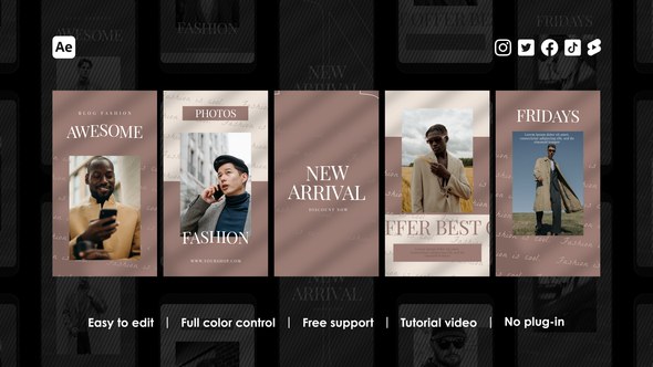 Videohive Fashion Instagram Reels 48461456 Product Promo template preview