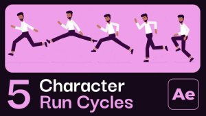 Videohive Character Animation Run Cycles Elements template preview