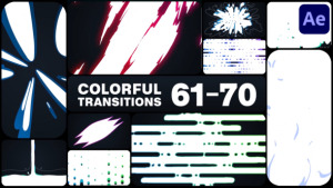 Videohive Colorful Transitions for After Effects 51549199 Elements template preview