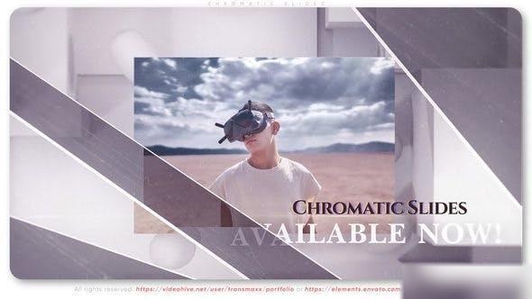 Videohive Chromatic Slides Openers template preview