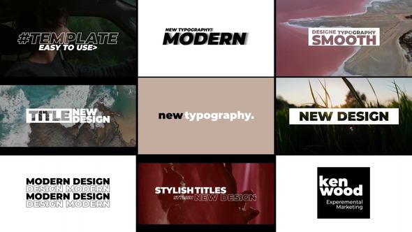 Videohive Stylish Titles | After Effects 47256955 Titles template preview