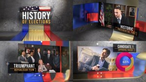Videohive History of Elections Video Displays template preview