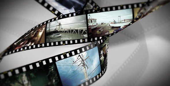 Film Rolling Video Displays template preview