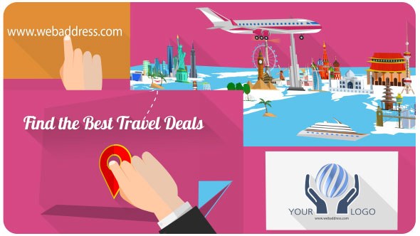 Videohive Travel Site / Travel Agency Promo Product Promo template preview