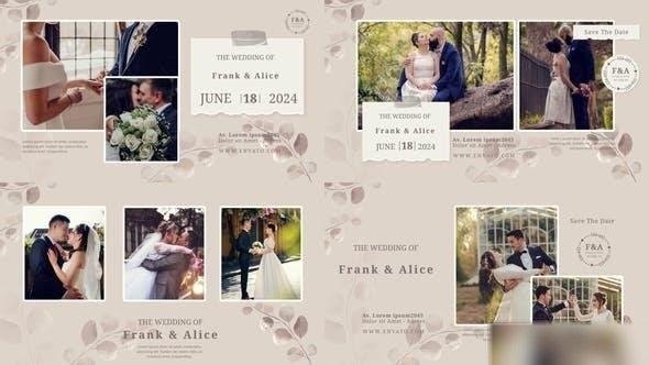 Videohive Wedding slideshow 50465469 Openers template preview