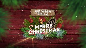 Such A Beautiful Christmas Day Video Displays template preview