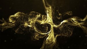 Videohive Gold Particle Logo Logo Stings template preview