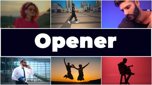 Videohive Rhythmic Multiscreen Opener 53859781 Openers template preview