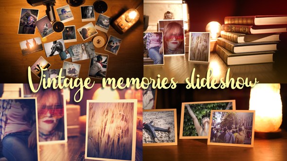 Videohive Vintage Memories Photo Slideshow Video Displays template preview