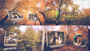Videohive Autumn Slide Video Displays template preview