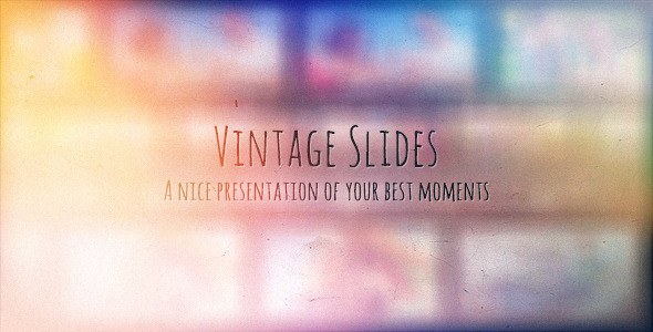 Videohive Vintage Slides - Photo Gallery Video Displays template preview