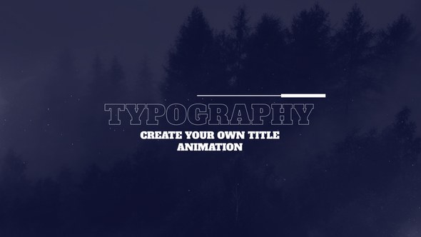 Videohive Minimal Titles 53495216 Titles template preview