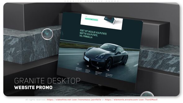Videohive Granite Desktop Promo Product Promo template preview