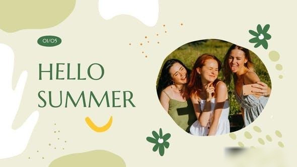 Videohive Summer Style Opener Openers template preview