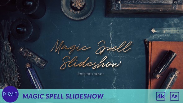 Videohive Magic Spell Slideshow Video Displays template preview