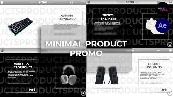 Videohive Minimal Product Promo 36711656 Product Promo template preview