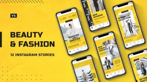 Videohive Beauty & Fashion Instagram Stories v.3 Product Promo template preview