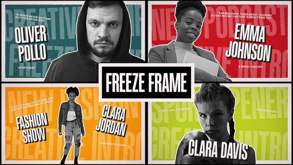 Videohive Freeze Frame Maker 59465762 Openers template preview