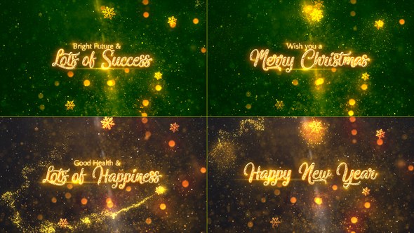 Christmas Video Displays template preview