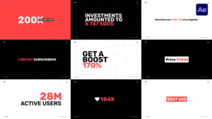 Videohive Counter Pro  AE Titles template preview