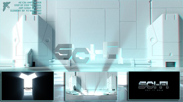 Videohive Sci-fi Logo 23597524 Logo Stings template preview