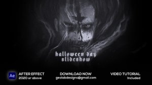 Videohive Halloween Day Slideshow Openers template preview