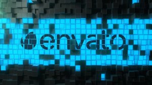 Videohive Hi-Tech Lighting Cubes Logo Stings template preview