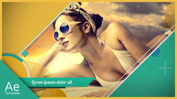 Summer Promo Pack Video Displays template preview