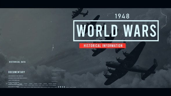 History Opener Version 2 Premiere Pro template preview