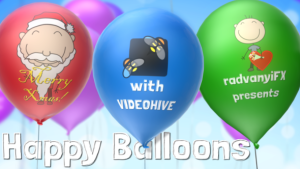 Videohive Happy Balloons Openers template preview