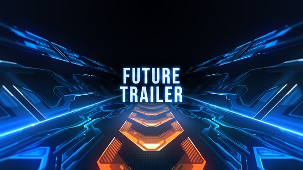 Future Trailer Titles Video Displays template preview