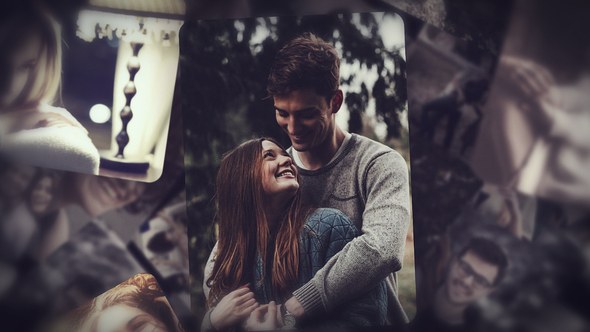 Photo Slideshow || Romantic Photo Gallery Premiere Pro template preview