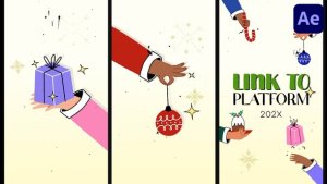 Videohive New Year Things Typography Stories for After Effects Titles template preview