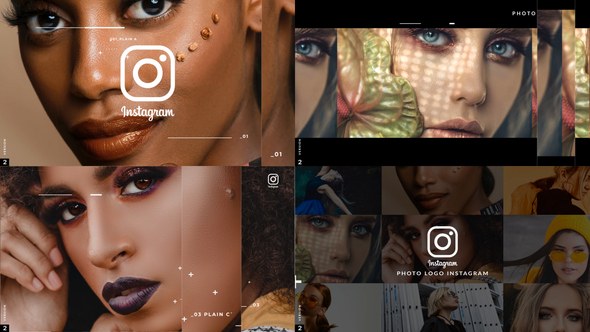 Videohive Instagram Photo Logo 2 Logo Stings template preview
