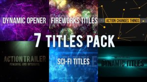 Videohive HI-TECH TITLES PACK Titles template preview