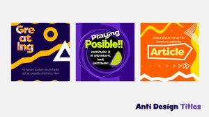 Videohive Anti-design Titles Titles template preview