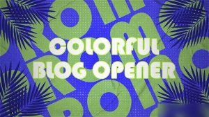 Videohive Colorful Youtube Blog Opener 53215074 Openers template preview
